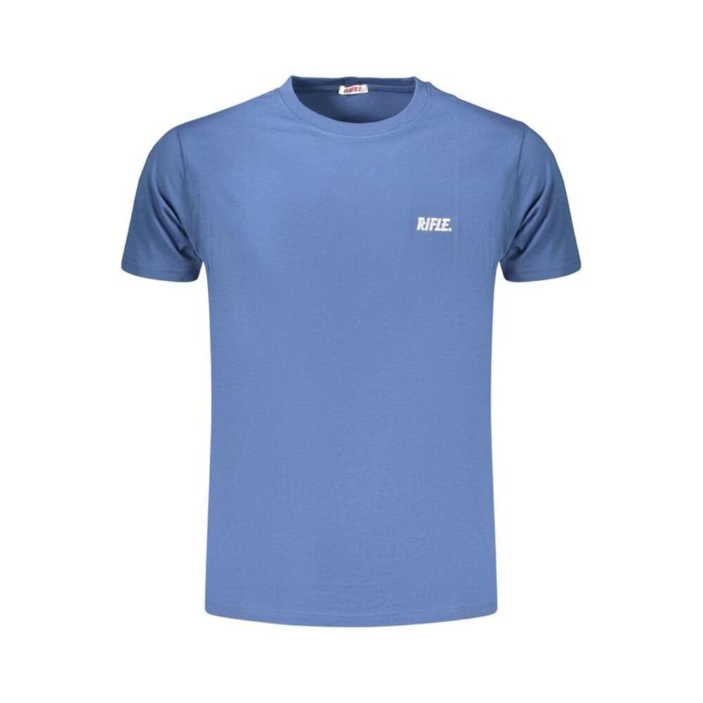 Rifle Blue Cotton Men's T-Shirt